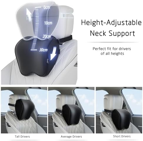 Crofy 2-Pack Car Neck Pillow, Headrest Pillow - Image 2