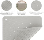 HEVEA Natural Rubber Wave Bath Mat – Long 28 × 16 in - Image 2