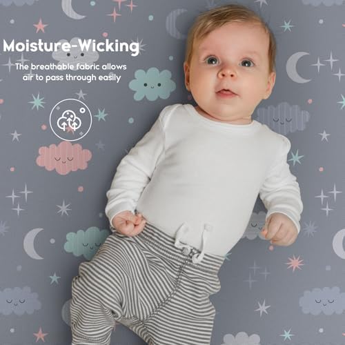 Yoofoss 2-Pack Baby Crib Sheets - Image 5