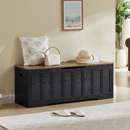 VANKILEY 51.2" Storage Chest Extra Large, Wooden Storage Bench - Image 4