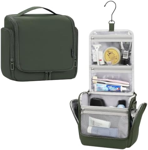 Relavel Hanging Toiletry Bag for Men, Travel Makeup Bag for Women by Relavel