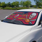 Fanmats NFL Windshield Sun Auto Shade, Sun Shield Sun Visor Accordion tri-fold - Image 2