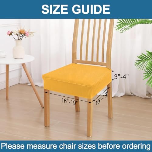 Smiry Waterproof Seat Covers for Dining Room Chairs - Image 2
