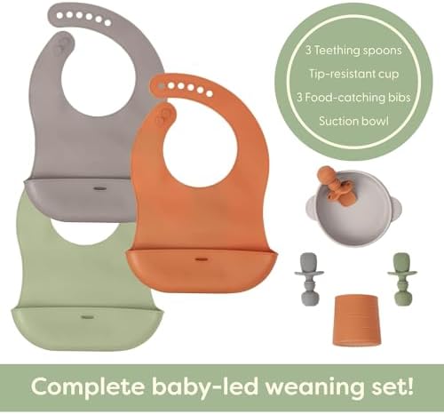 Upward Baby Led Weaning Supplies, Silicone Baby Feeding Set, Baby Feeding - Image 2