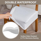 Genina Waterproof Chair Covers Set of 4, No Rear Covers - Image 3