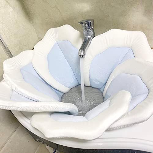 Baby Bath Pad for Infant Bathtub Sink Flower Mat Tub Little Lotus - Image 3