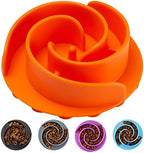 Slow Feeder Dog Bowls Insert, Animire Soft Silicone Slow Eating Dog Food Bowl by Animire