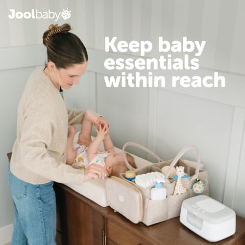Jool Baby Tag-Along Diaper Caddy – Nursery Storage Organizer - Image 3