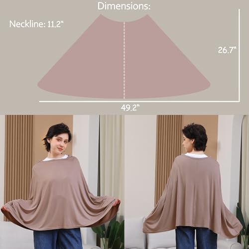 Seejoy Multi-use Nursing Cover for Breastfeeding, 360°Full Coverage Nursing - Image 3