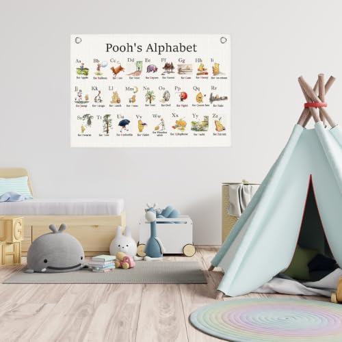 Alphabet Nursery Classroom Decor Play Room Decor Hanging Banner 30"x20" - Image 4