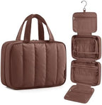 BAGSMART Travel Toiletry Bag for women, Portable Hanging Hook Makeup Bag by BAGSMART