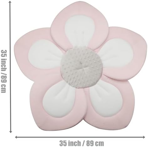 PandaEar Baby Bath Pad for Infant Newborn | Soft Flower 5 Petals for Sink - Image 4