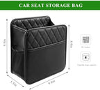 Car Seat Back Organizer, Waterproof Leather Hanging Backseat Organizer - Image 2