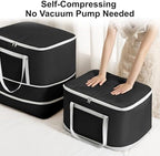 Comforter Storage Bag - 120L Bedding Storage Bags - Image 3
