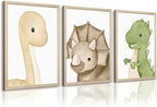 Dinosaur Wall Art Kids Boys Room Canvas Wall Decor Dino Nursery Wall Art by Tanmart