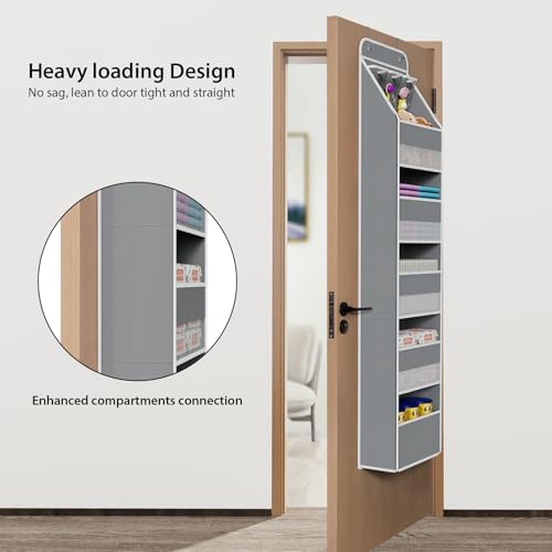 Univivi Fabric Over Door Hanging Organizer - Image 2