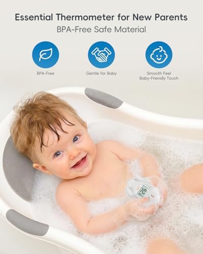 b&h Baby Bath Thermometer, Swan Digital Infant Bathtub Thermometer - Image 4