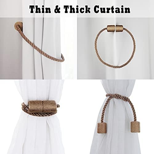 Magnetic Curtain Tiebacks Holdbacks Decorative Tie Backs - Image 5