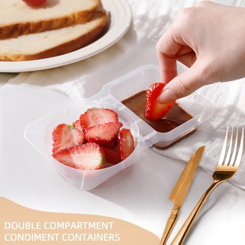 Reusable Snack Containers with Lids 20Pcs, Travel Snack Pack Boxes Camping - Image 4