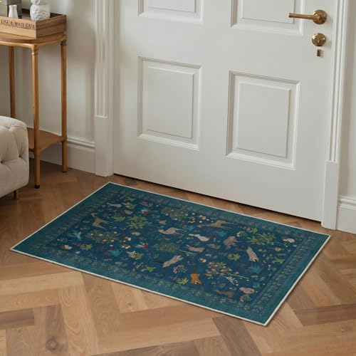 BESBLEE 2X10 Washable Kitchen Runner Rug, Animal Non Slip - Image 3
