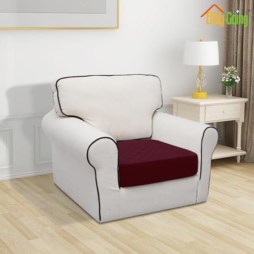 Easy-Going Waterproof Cushion Covers Set, Quilted Stretch 1-Piece Sofa Seat - Image 2