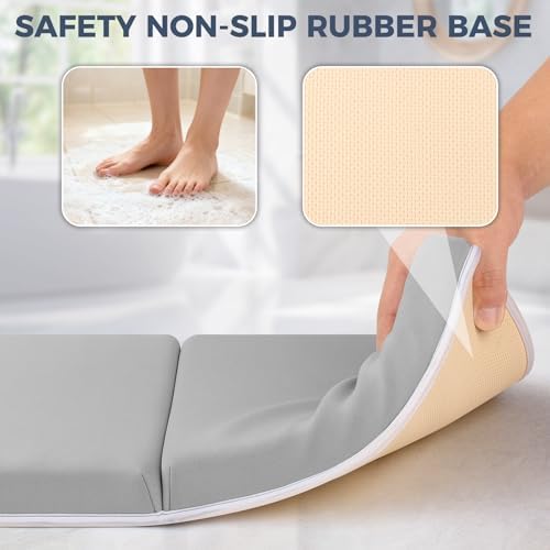 Bath Kneeler and Elbow Rest Pad Set, 1.5” Thick Bathtub Kneeling Mat - Image 5