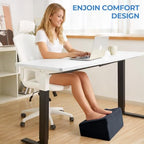 3-Level Adjustable Foot Rest for Under Desk at Work, 17x11.2x17 Inch - Image 5