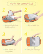 BAGSMART Compression Packing Cubes - Image 6