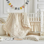 AIKASY The Ruffled Shabby Crib Bedding Set - Image 4