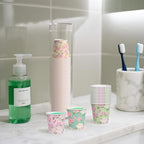 WRAPAHOLIC 3oz Rose Floral Bathroom Cups - Image 3