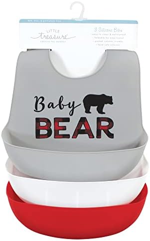 Little Treasure Unisex BabySilicone Bibs - Image 2
