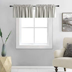 DONREN Light Grey Valance by DONREN