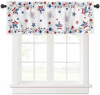 4th of July Kitchen Curtains Valances by VandarllinHomeKitchenDecor