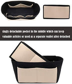 LEXSION Felt Purse Organizer Insert, Tote Bag Shaper Dividers - Image 2