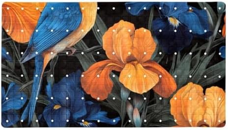 Non Slip Shower Mat Bathtub Mat 15.1x26.8 Inch, Quick Dry Bath Mat by Anna+Cowper