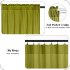 FRAMICS Farmhouse Cotton Linen Curtains - Image 6