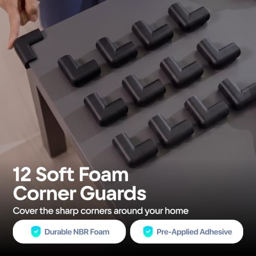 Komfortology 12-Pack Baby Proofing Corner Protectors - Image 3