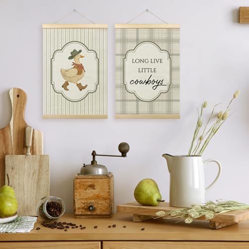 TLESKE Western Cowboy Goose Nursery Wall Art Poster, Boy Nursery Wall Decor - Image 6