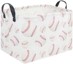 FXOLCSHE Easter baseball basket, Kids Storage Basket, Boys baseball hamper by FXOCSHE