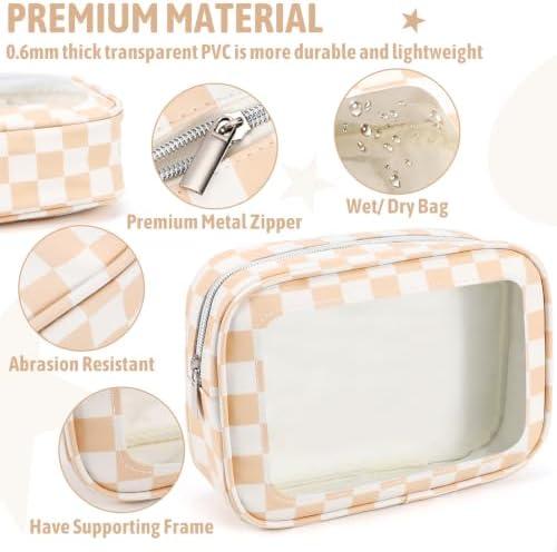 YOPCDJ 5PCS Diaper Bag Organizer Pouch Set, TSA Approved Toiletry Bag，Clear - Image 4
