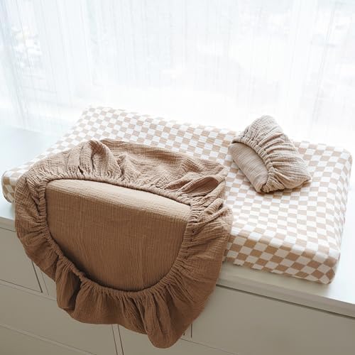 3 Pack Muslin Changing Pad Covers - Image 6