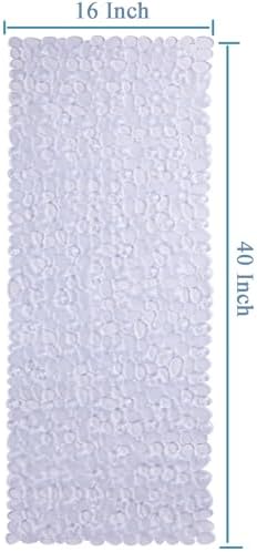 Webos Bath Shower Mat Non Slip: Extra Large Pebble Bathtub mat - Image 2