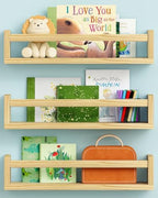 Harwaya Floating Nursery Book Shelves by Harwaya