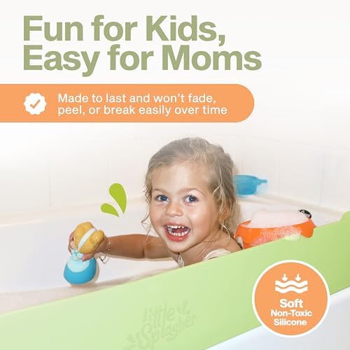 Little Splasher Original PlayPad, Bathtub Splash Guard Play Shelf - Image 6