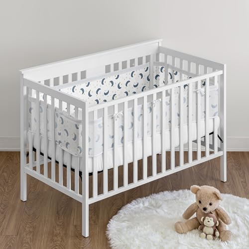 Sweet Jojo Designs + BreathableBaby 2-Piece Breathable Mesh Crib Liner Set - Image 2
