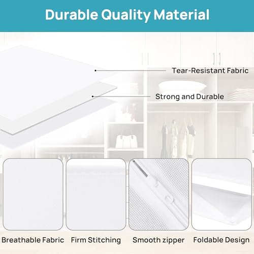 Vtopmart 18 Pack Baby Clothes Organizer, Fabric Drawer Drawer Bins - Image 5