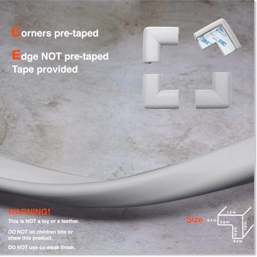 Roving Cove Baby Proof Edge Corner Protector, Large15ft Edge 4 Corners - Image 5