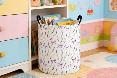 Kids Laundry Basket Flower Hamper - Image 6