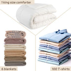 Fixwal Storage Bags 4 Pack 75L XL Mesh Clear - Image 3