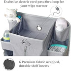 Premium Nursery Organizer | Hanging Diaper Caddy - Image 2